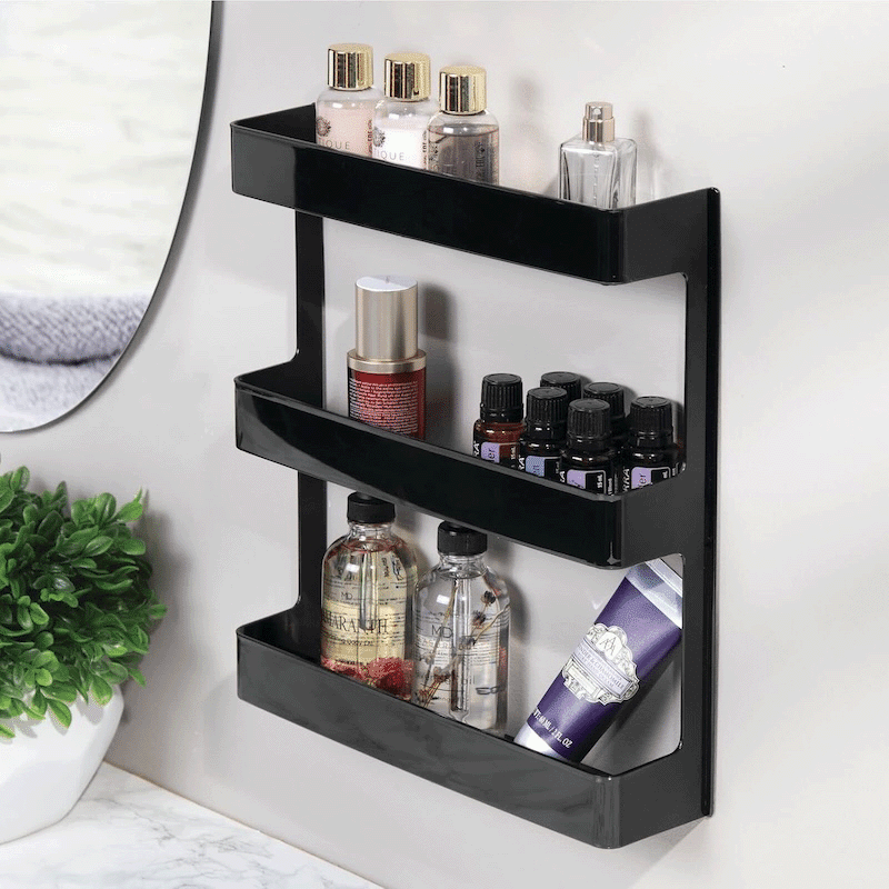 3 Tier Wall Mount Storage Rack (2 Pack)