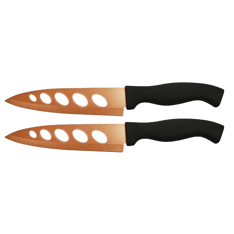 Copper Plated Stay Sharp Knife (2 Pack)