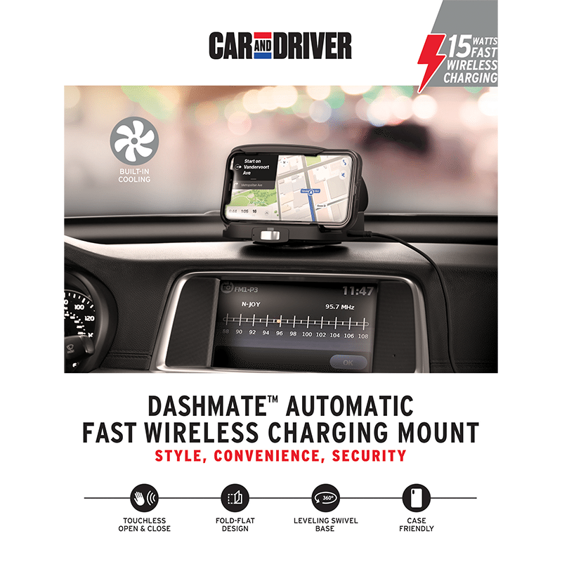 Wireless Charging Dash Phone Mount