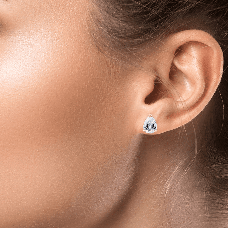 4 Cttw Pear Studs