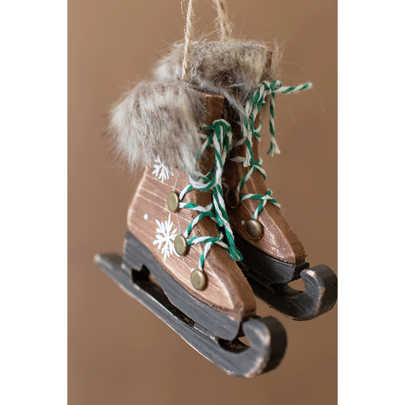 Pair of Skates Christmas Ornament