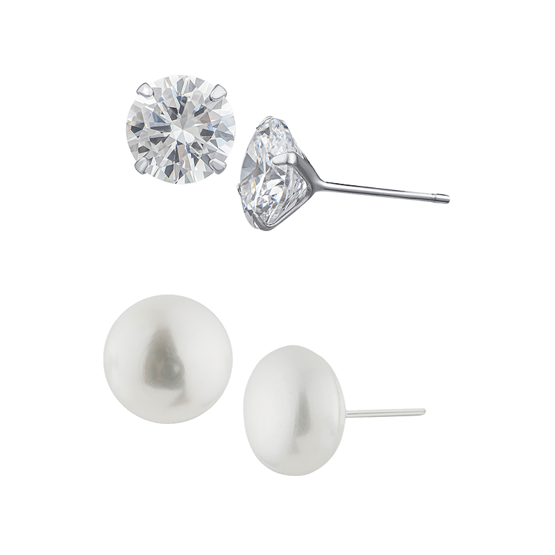 Pearl And Stud Set
