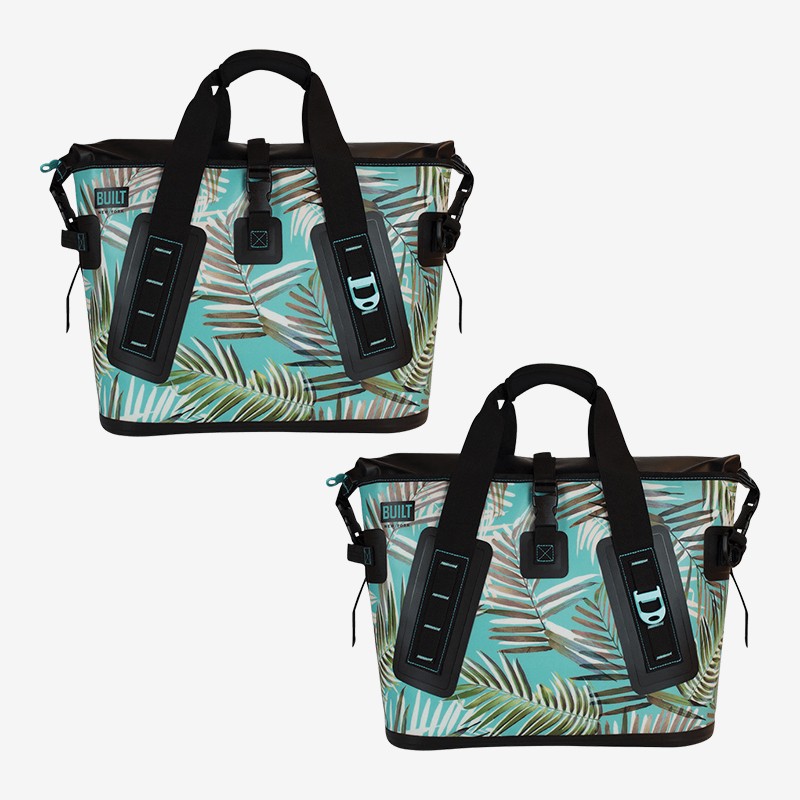 S'well BUILT Welded Cooler Bag- Teal Palms