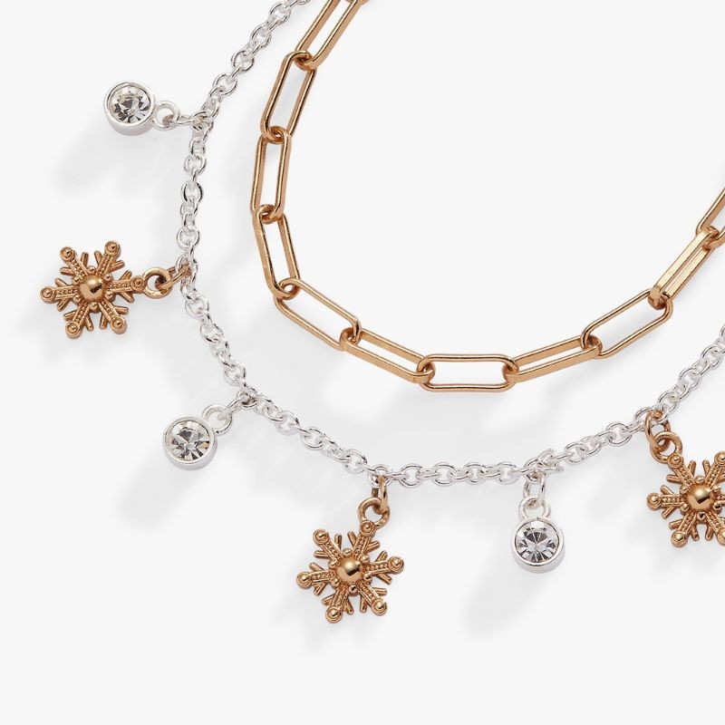Snowflake Charm Bracelet