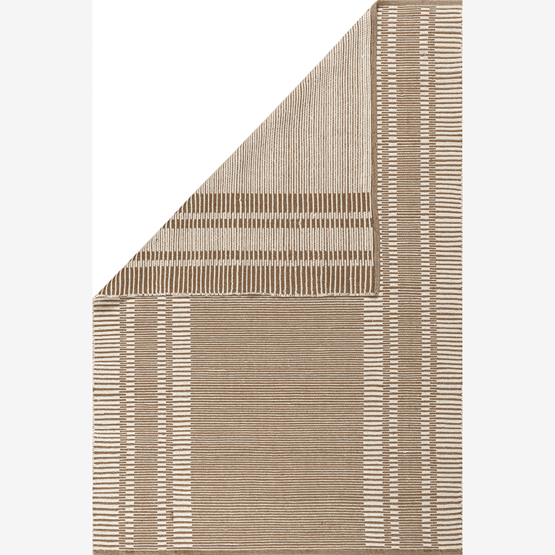 Virgo Striped Reversible Wool Area Rug