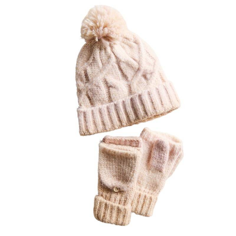 Rainbow Run Hat + Glove Set