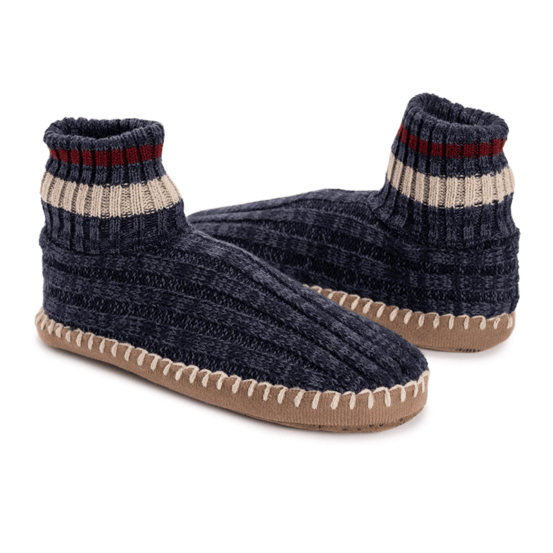 Men's Cuff Bootie Slipper - L/XL