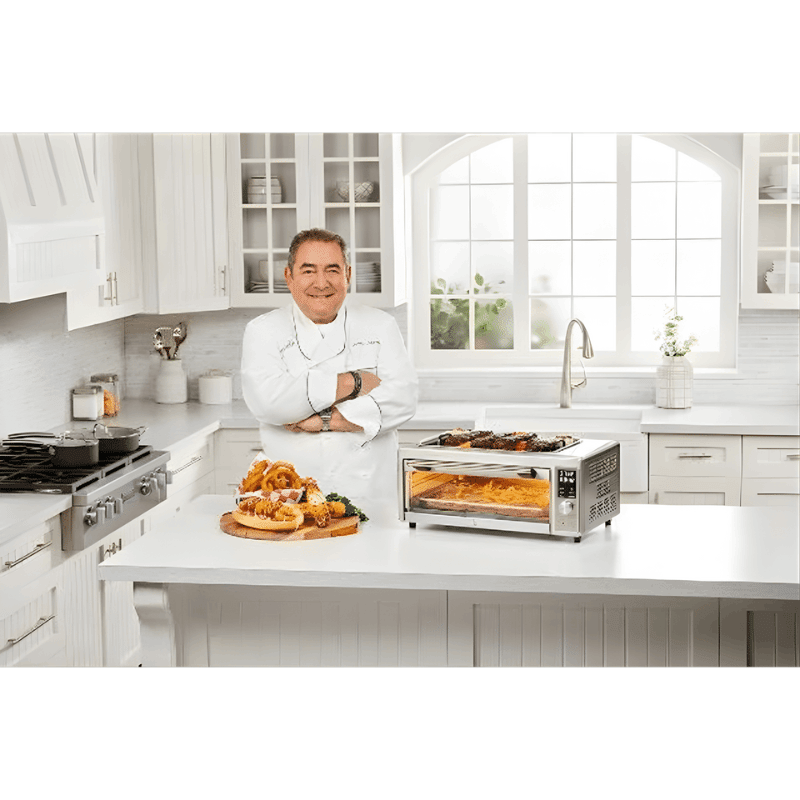 6-in-1 Power Grill 360 Smokeless Countertop Grill & Air Fryer