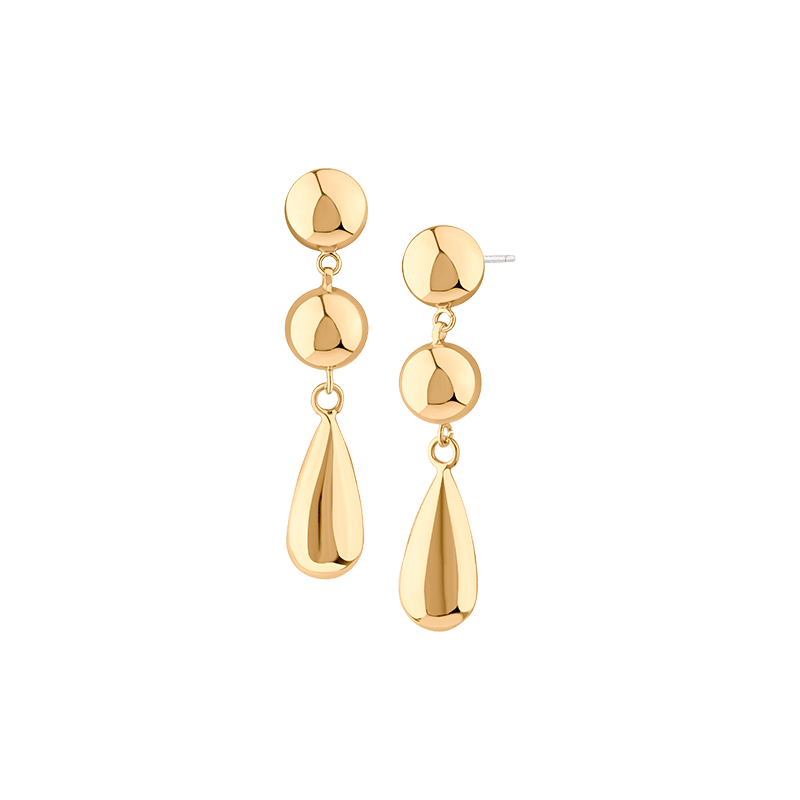 Ball /Teardrop Delicate Drop Earrings