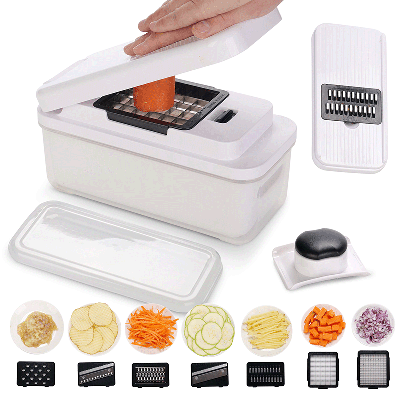 Vegetable Slicer & Chopper with 7 Blades