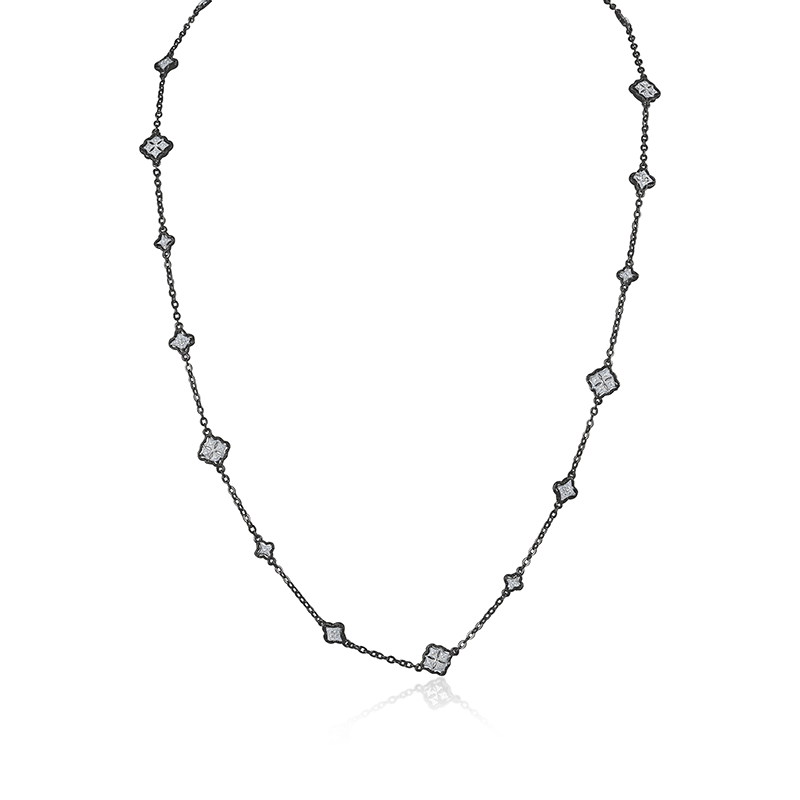 24" Mini Oval Filagree Necklace 