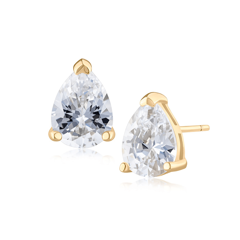 4 Cttw Pear Studs