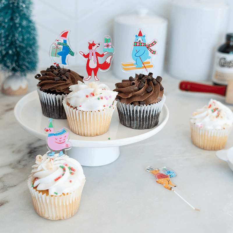Christmas Is Coming Treat Toppers (6 pcs)
