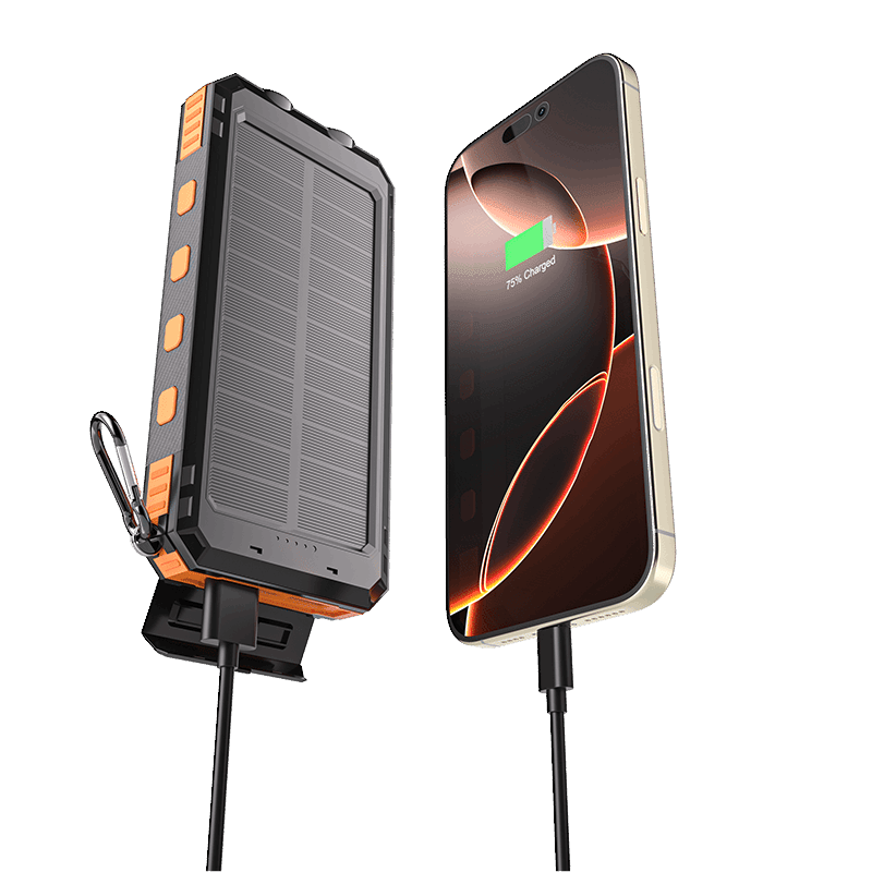 10,000mAh Multi-Functional Solar Power Bank