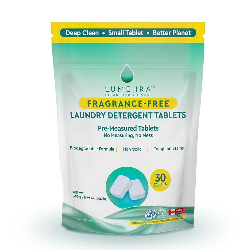 Fragrance Free Laundry Detergent Tablets - 30 pieces