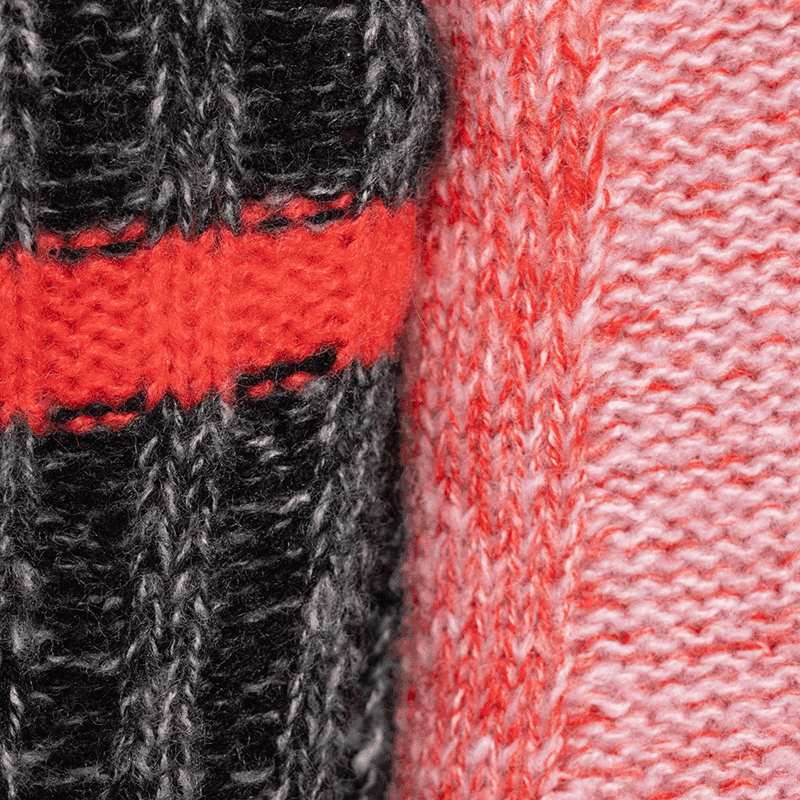 Women's Color Blocked Sweater Cabin Socks 2 Pair Pack