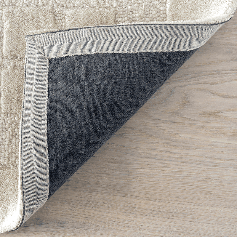 Fritz Checkered Wool Area Rug