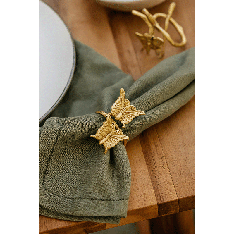 Butterfly Napkin Rings (Set of 4)