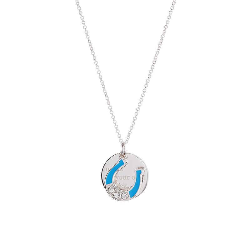 Make Your Own Luck Duo Charm Pendant Necklace