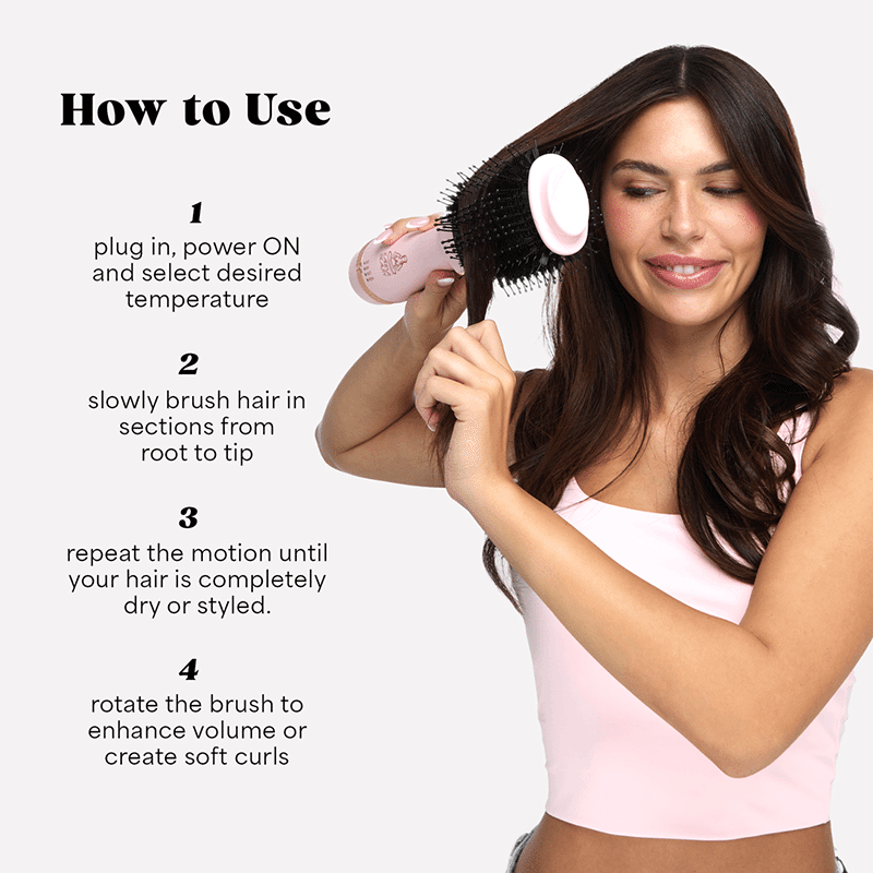 3" Infrared Blow Dryer Brush