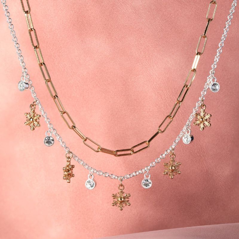 Snowflake Charm Necklace