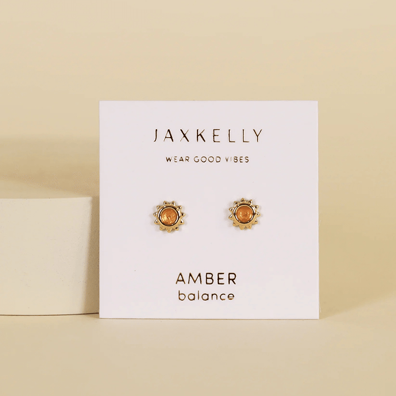 Sun Stud - Amber