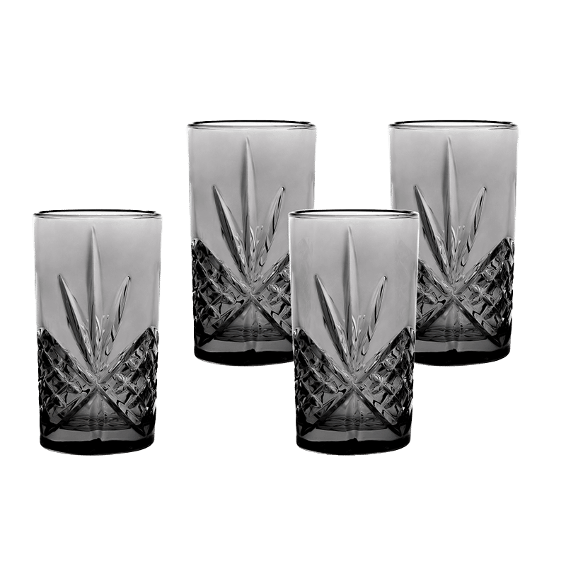 Dublin Midnight Highball Glasses (Set of 4)