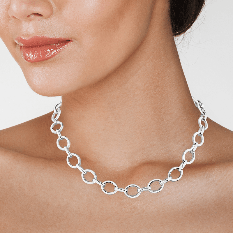 Round Open Link Necklace