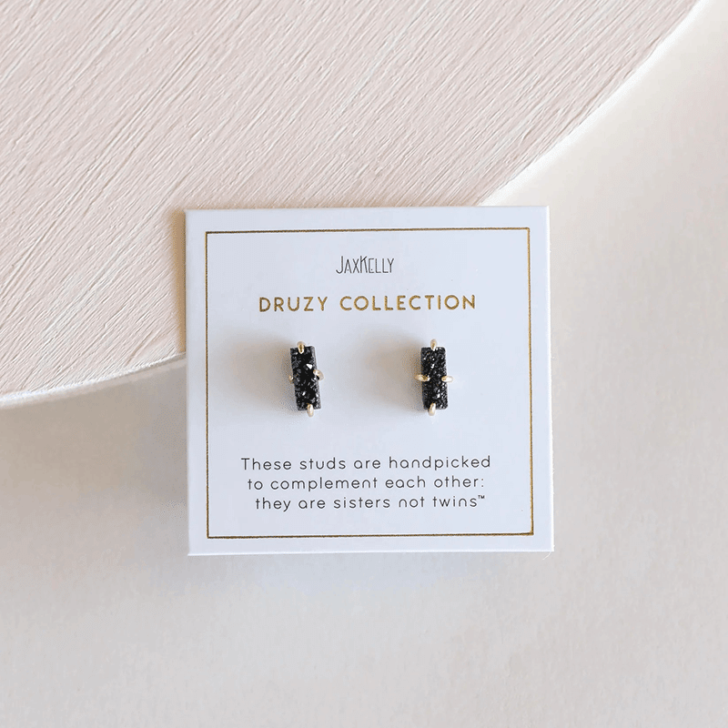 Druzy Bar - Black