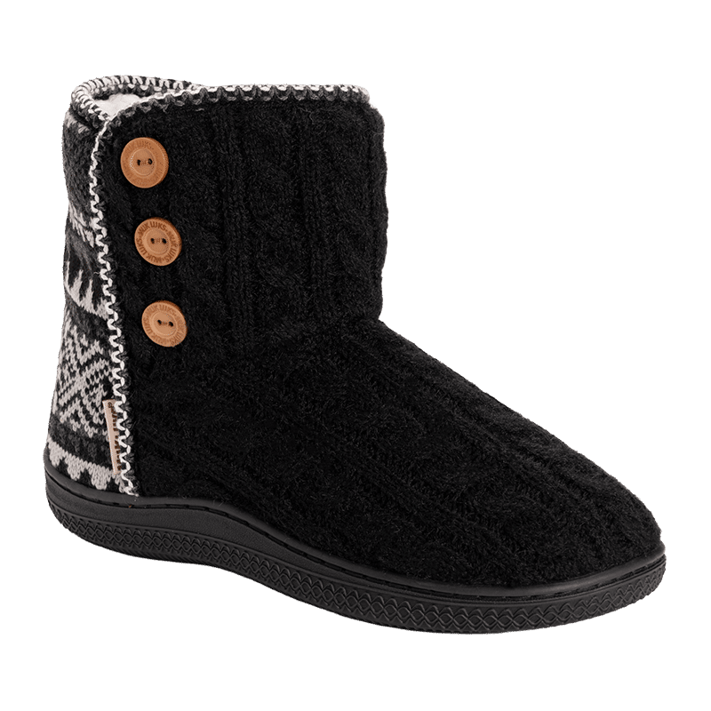 Women's Leann Button Bootie Slipper