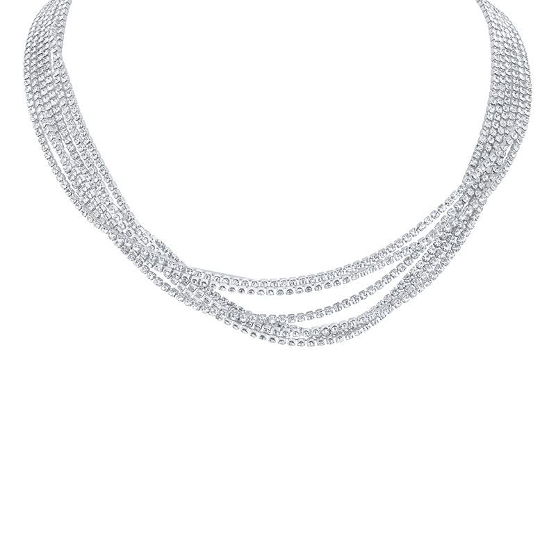 Layered Multi Strand Necklace