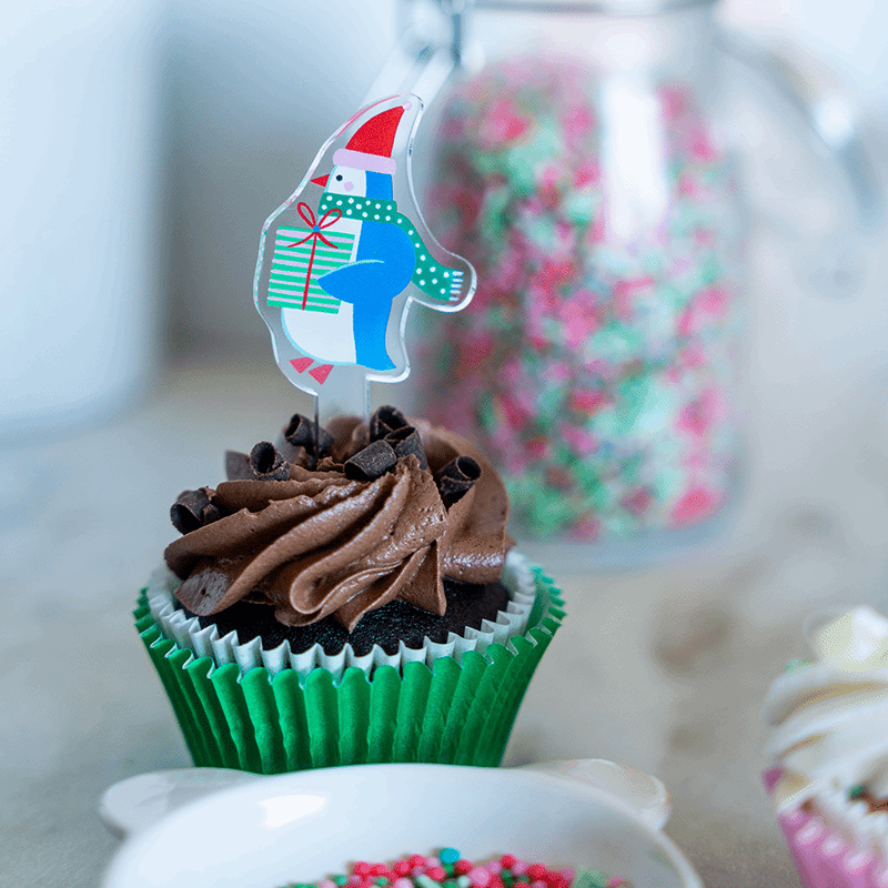 Christmas Is Coming Treat Toppers (6 pcs)