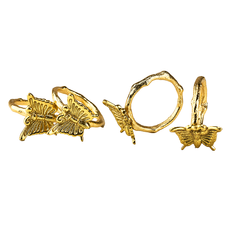 Butterfly Napkin Rings (Set of 4)