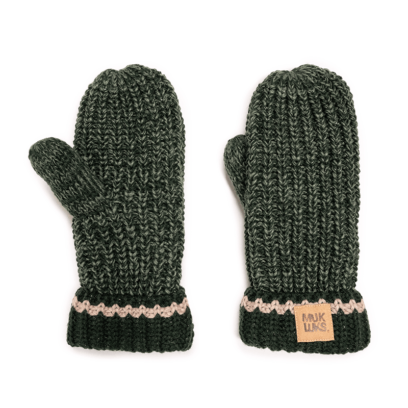 Women's Marled Chunky Stitch Mittens