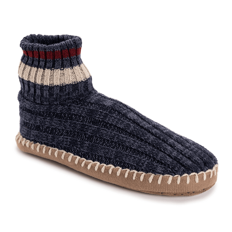 Men's Cuff Bootie Slipper - L/XL