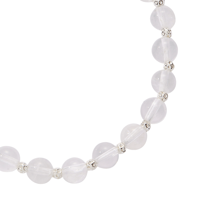 Clear Quartz Healing Stone Stretch Bracelet