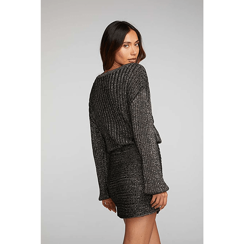 Rib Knit Mini Dress