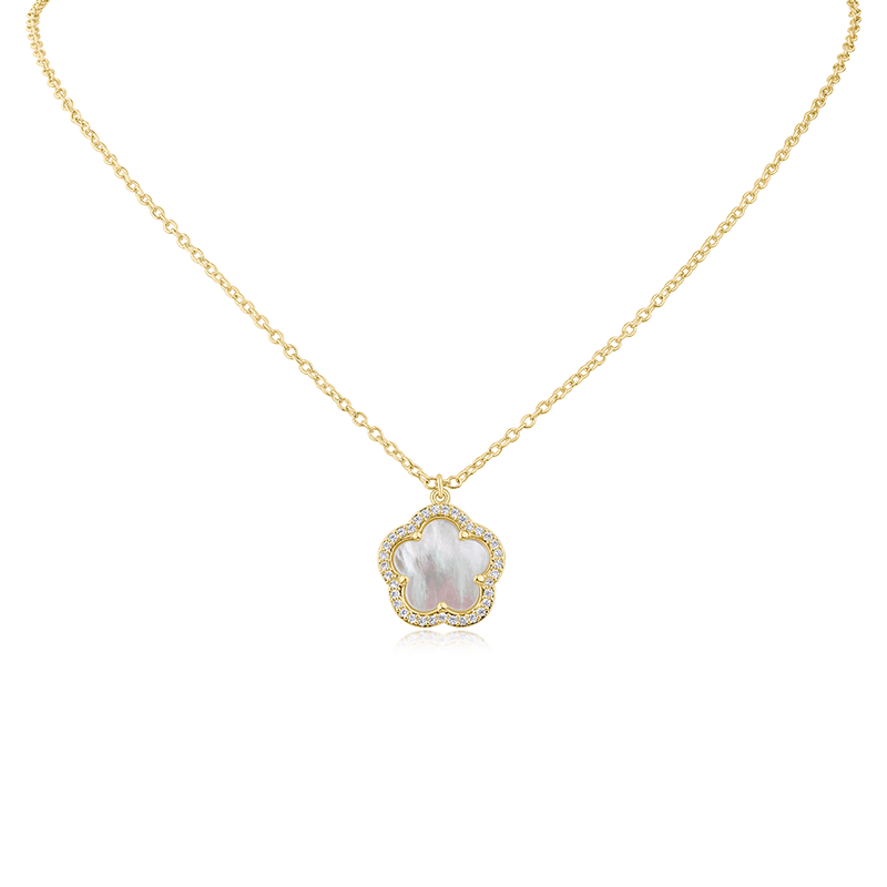 Single 5Clover Pendant Necklace