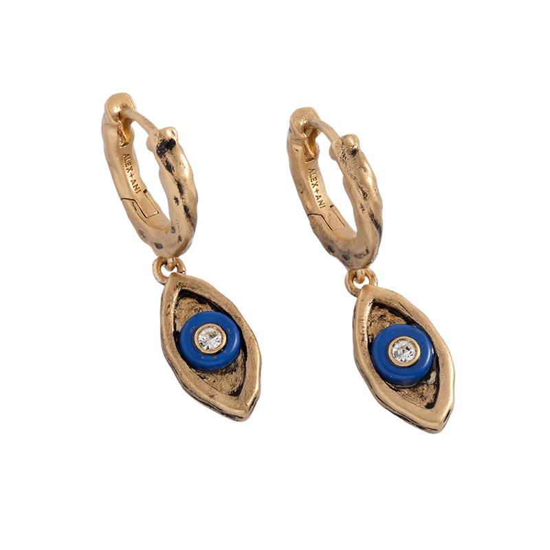 Untamed Evil Eye Huggie Hoop Earrings