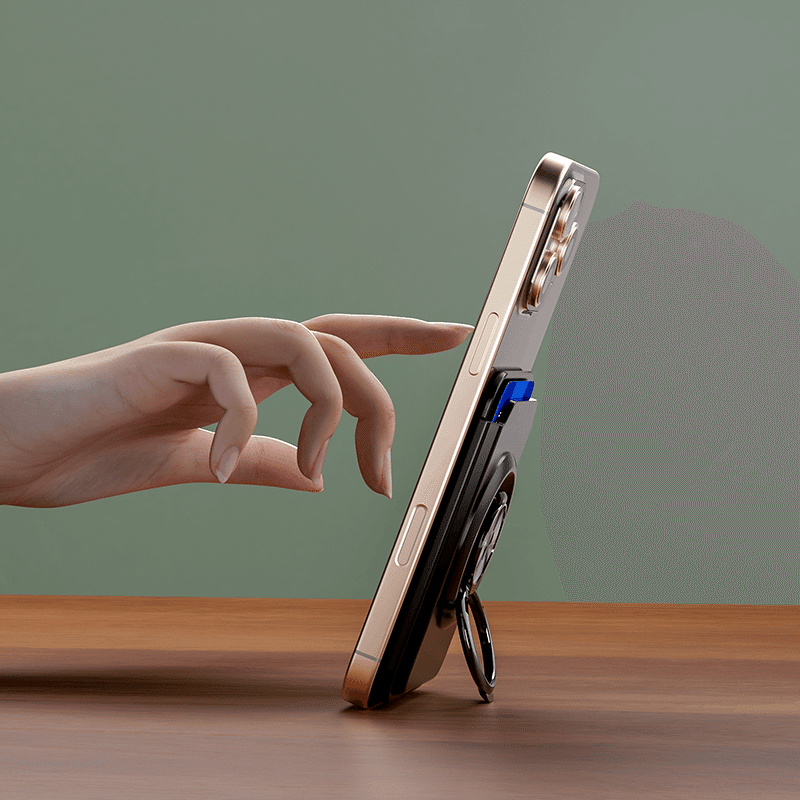 MagSafe Compatible Wallet with Ring