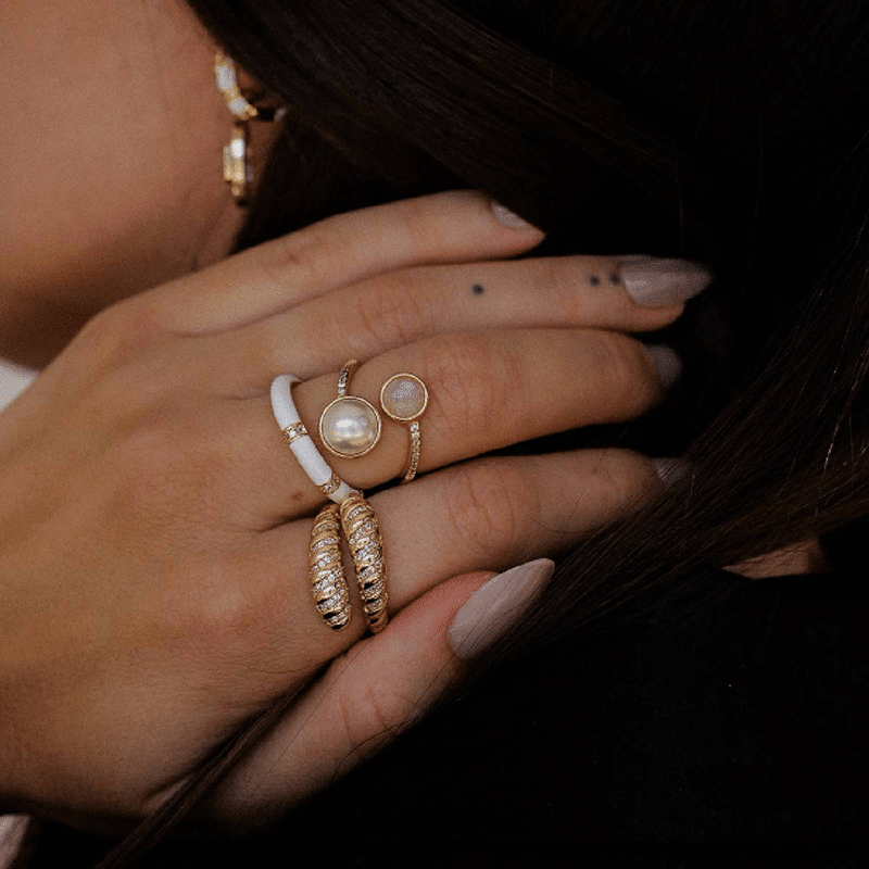 Bree CZ Wrap Ring - Size 7