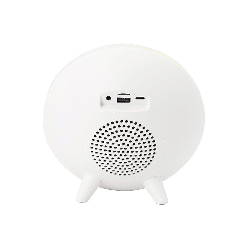 Round Wireless Speaker with RGB Light