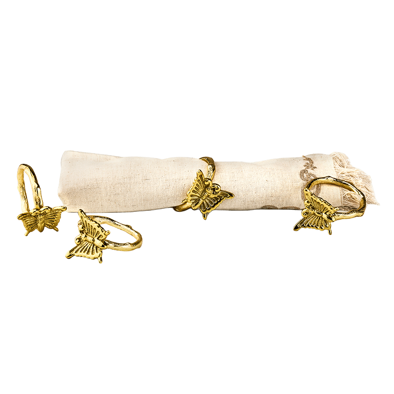 Butterfly Napkin Rings (Set of 4)