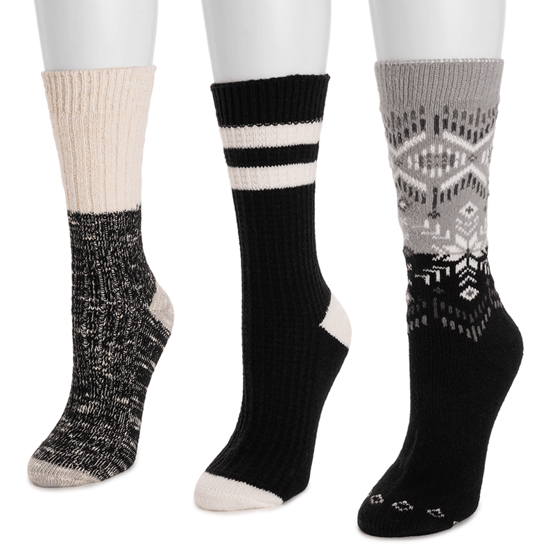 Microfiber Boot Sock 3Pk