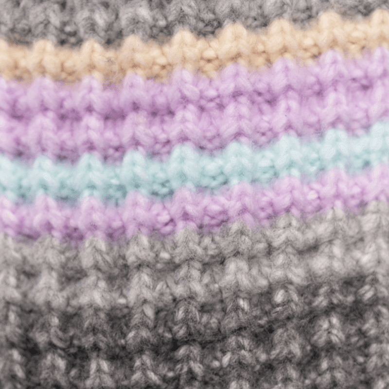 Women's Short Heart Cottage Stripe Slipper Socks