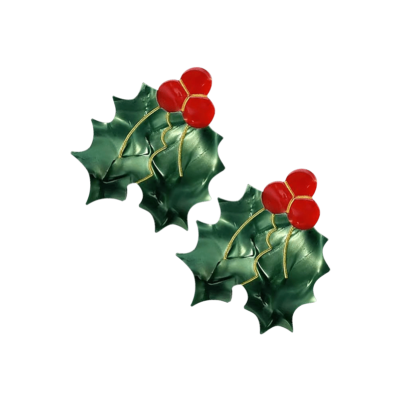 Holly Hair Claws (2 Pack)