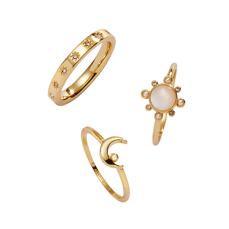 Stargazer Ring Set of 3
