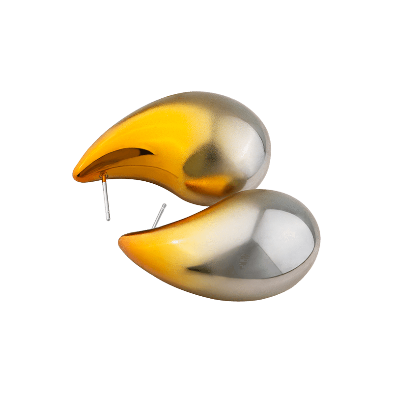 Fluid Pear Shaped Gradient Earring