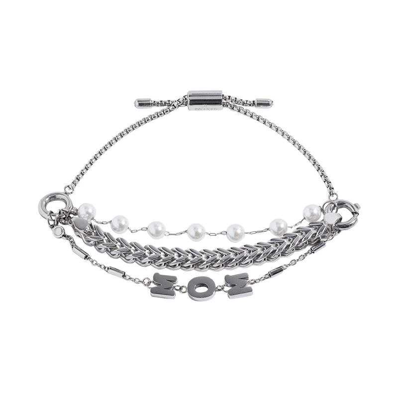 Mom Pearl Stranded? Bracelet Set