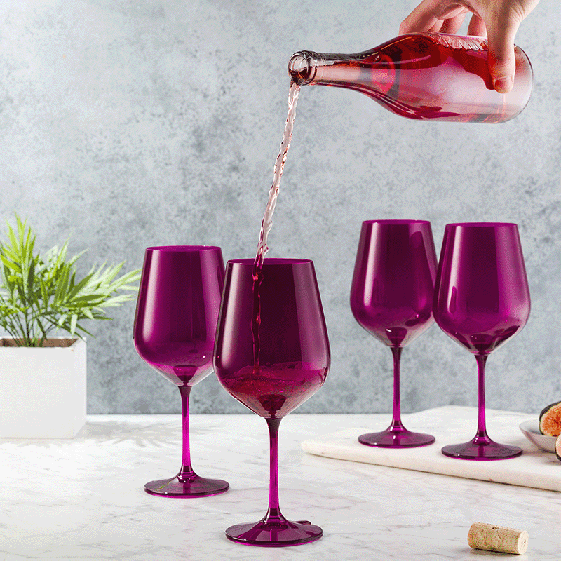 Red Wine Glasses (Set of 4)